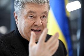 Former Ukrainian President Petro Poroshenko