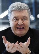 Former Ukrainian President Petro Poroshenko