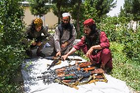 AFGHANISTAN-BALKH-DISCOVERED WEAPONS