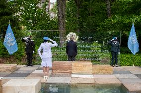 UN-GUTERRES-FALLEN PEACEKEEPERS-MEMORIAL CEREMONY