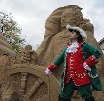 RUSSIA-ST. PETERSBURG-SAND SCULPTURE FESTIVAL