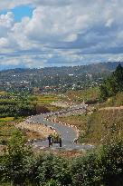 MADAGASCAR-ANTANANARIVO-ECONOMY-CHINA-BUILT-EGG ROAD