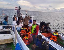 INDONESIA-SOUTH SULAWESI-CAPSIZED SHIP