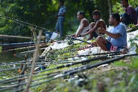 INDIA-AGARTALA-FISHING COMPETITION