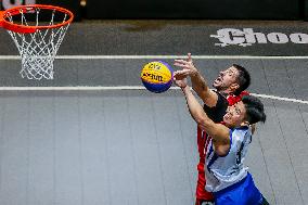 (SP)PHILIPPINES-PARANAQUE-BASKETBALL-FIBA 3X3 WORLD TOUR-QUARTERFINALS-LIMAN HUISHAN NE VS CEBU CHOOKS