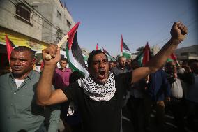 MIDEAST-GAZA-RAFAH-PROTEST