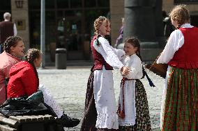 LITHUANIA-VILNIUS-FOLKLORE FESTIVAL