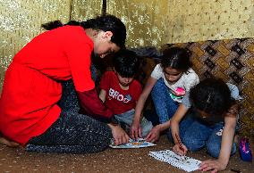 SYRIA-JARAMANA-CHILDREN-EDUCATION