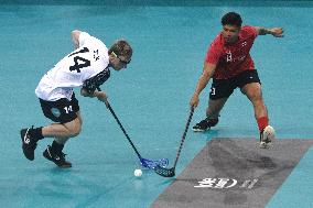 (SP)SINGAPORE-FLOORBALL-WORLD CHAMPIONSHIP QUALIFIERS-THA VS NZL