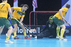 (SP)SINGAPORE-FLOORBALL-WORLD CHAMPIONSHIP QUALIFIERS-AUS VS JPN