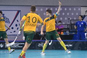 (SP)SINGAPORE-FLOORBALL-WORLD CHAMPIONSHIP QUALIFIERS-AUS VS JPN