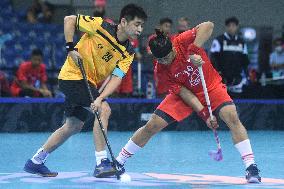 (SP)SINGAPORE-FLOORBALL-WORLD CHAMPIONSHIP QUALIFIERS-SGP VS MAS