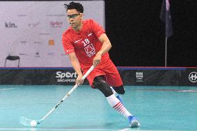 (SP)SINGAPORE-FLOORBALL-WORLD CHAMPIONSHIP QUALIFIERS-SGP VS MAS