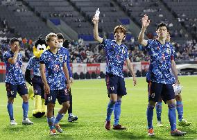 Football: Japan-Paraguay friendly