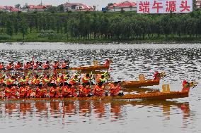 CHINA-HUNAN-DRAGON BOAT FESTIVAL-BOAT RACE (CN)