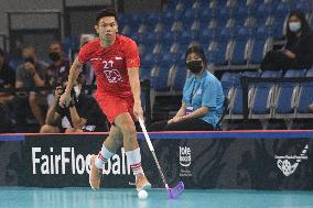 (SP)SINGAPORE-FLOORBALL-WORLD CHAMPIONSHIP QUALIFIERS-SGP VS THA