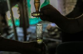 KASHMIR-ROSE FARMING-EXTRACTION OF ROSE OIL