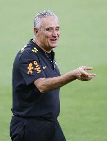 Football: Brazil training for Japan friendly