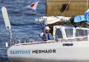 Japan's Horie, 83, becomes oldest to sail nonstop solo across Pacific