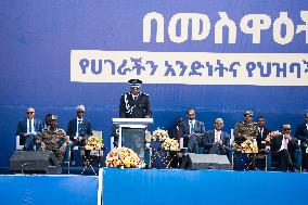 ETHIOPIA-ADDIS ABABA-POLICE FORCES-HONORING