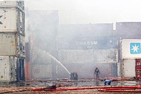 BANGLADESH-CHATTOGRAM-CONTAINER-DEPOT-FIRE