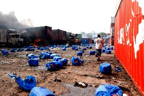 BANGLADESH-CHATTOGRAM-CONTAINER-DEPOT-FIRE