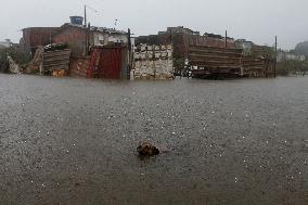 BRAZIL-RECIFE-HEAVY RAINS-FLOODED STREET