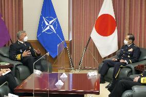 Top officers of Japan, NATO meet