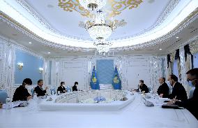 KAZAKHSTAN-NUR-SULTAN-CHINA-WANG YI-MEETING