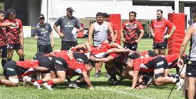 Rugby: Japan's national team training