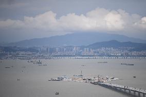 CHINA-SHENZHEN-ZHONGSHAN LINK-CONSTRUCTION (CN)