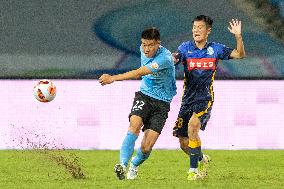 (SP)CHINA-HAIKOU-FOOTBALL-CSL-DALIAN PRO VS GUANGZHOU CITY(CN)