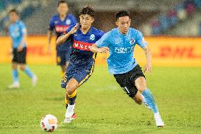 (SP)CHINA-HAIKOU-FOOTBALL-CSL-DALIAN PRO VS GUANGZHOU CITY(CN)