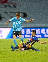 (SP)CHINA-HAIKOU-FOOTBALL-CSL-DALIAN PRO VS GUANGZHOU CITY(CN)