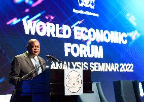 BOTSWANA-GABORONE-BOTSWANA WORLD ECONOMIC FORUM POST-ANALYSIS SEMINAR
