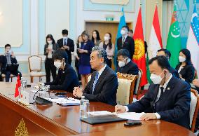 KAZAKHSTAN-NUR-SULTAN-WANG YI-C+C5-FMS' MEETING
