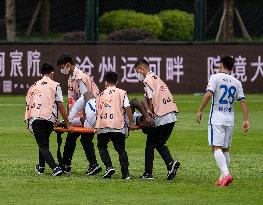 (SP)CHINA-MEIZHOU-FOOTBALL-CSL-CANGZHOU VS MEIZHOU(CN)