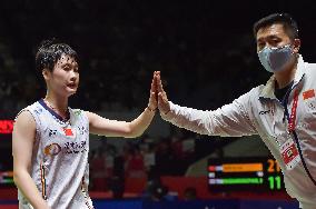 (SP)INDONESIA-JAKARTA-BADMINTON-DAIHATSU INDONESIA MASTERS 2022-WOMEN'S SINGLES-QUARTERFINAL