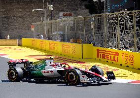 (SP)AZERBAIJAN-BAKU-F1 AZERBAIJAN GRAND PRIX 2022-PRACTICE 1