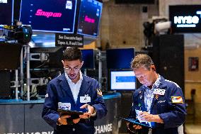 U.S.-NEW YORK-STOCK MARKET-FALL