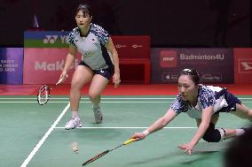 (SP)INDONESIA-JAKARTA-BADMINTON-DAIHATSU INDONESIA MASTERS 2022-WOMEN'S DOUBLES-SEMIFINAL