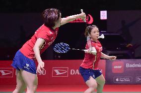 (SP)INDONESIA-JAKARTA-BADMINTON-DAIHATSU INDONESIA MASTERS 2022-WOMEN'S DOUBLES-SEMIFINAL