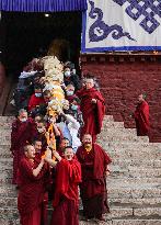 (InTibet)CHINA-TIBET-BUDDHIST RITUAL (CN)