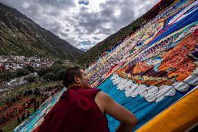 (InTibet)CHINA-TIBET-BUDDHIST RITUAL (CN)