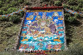 (InTibet)CHINA-TIBET-BUDDHIST RITUAL (CN)