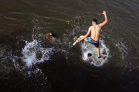 EGYPT-QALYUBIA-HOT WEATHER