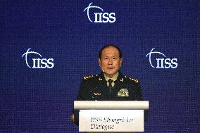 SINGAPORE-SHANGRI-LA DIALOGUE-CHINA-WEI FENGHE-SPEECH