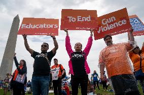 U.S.-WASHINGTON, D.C.-GUN VIOLENCE-PROTEST