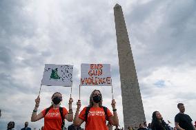 U.S.-WASHINGTON, D.C.-GUN VIOLENCE-PROTEST