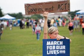 U.S.-WASHINGTON, D.C.-GUN VIOLENCE-PROTEST